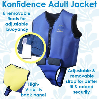 Konfidence Adult Swim Jacket in Blue