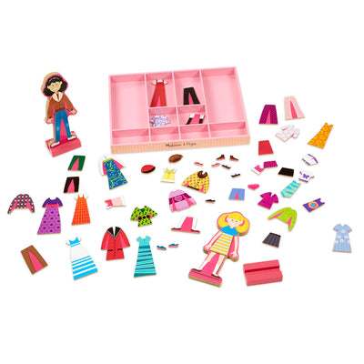 Melissa & Doug Abby & Emma Magnetic Dress-Up