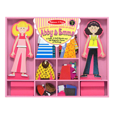 Melissa & Doug Abby & Emma Magnetic Dress-Up