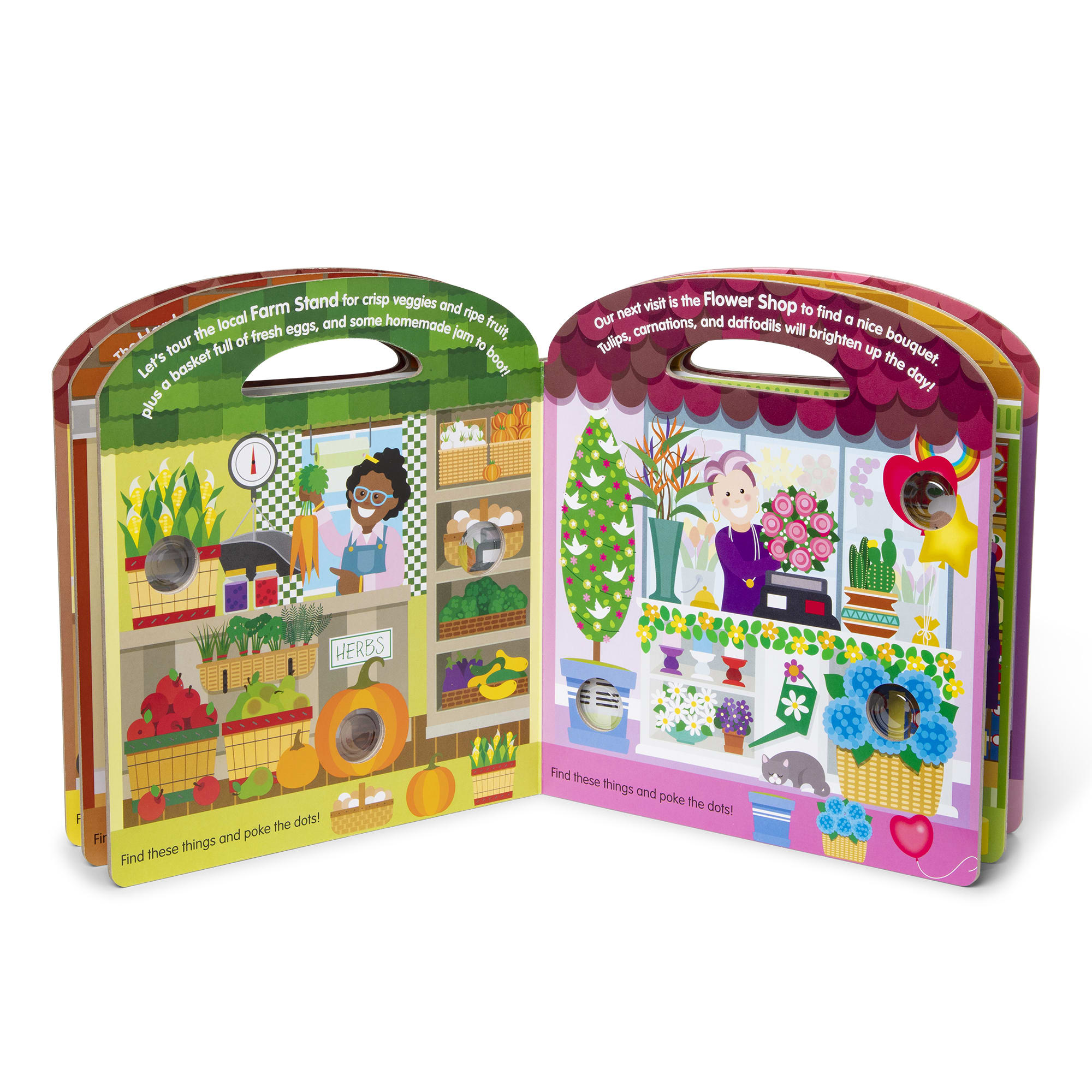 Melissa & Doug Poke-a-Dot: All Around Our Town