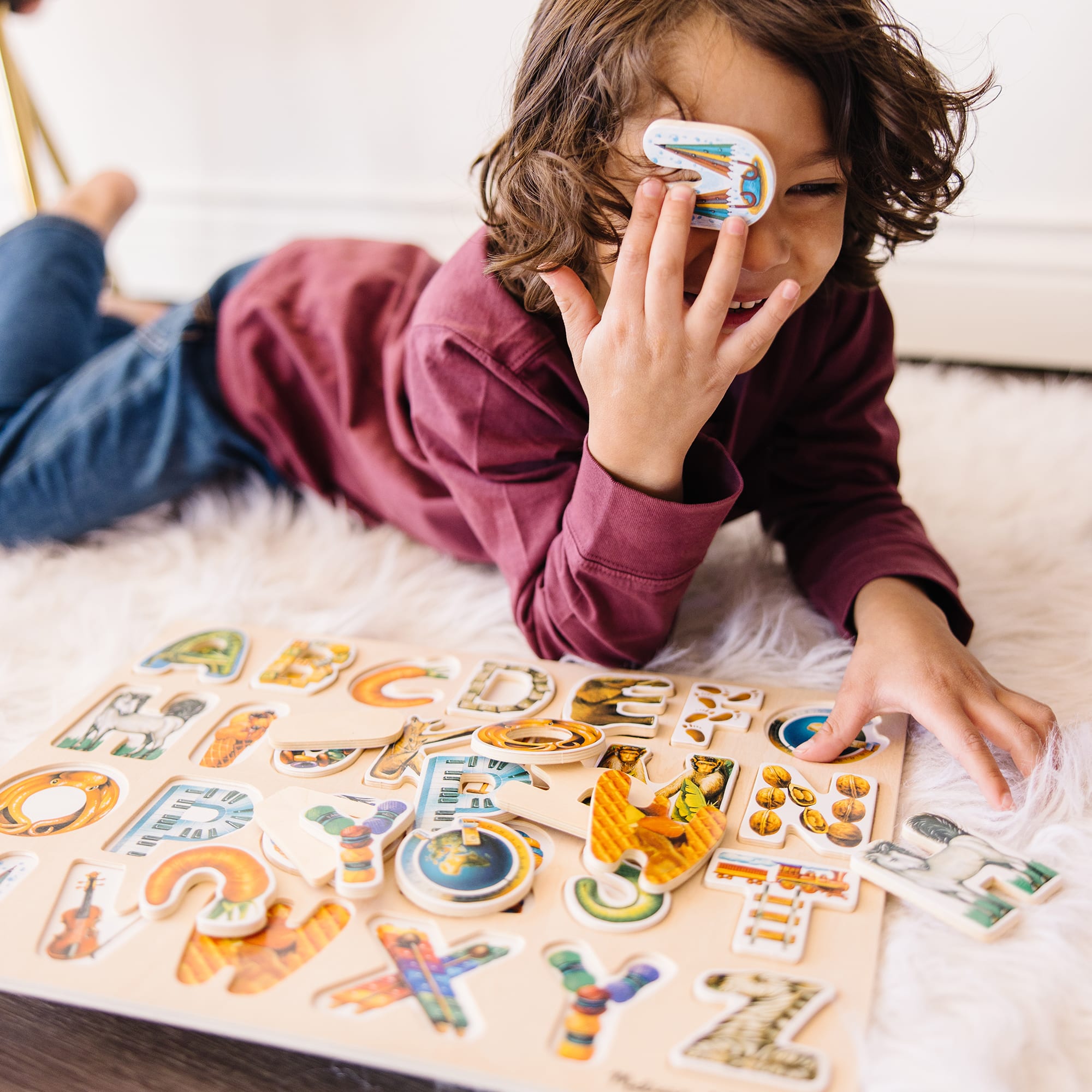 Melissa & Doug Alphabet Art Puzzle