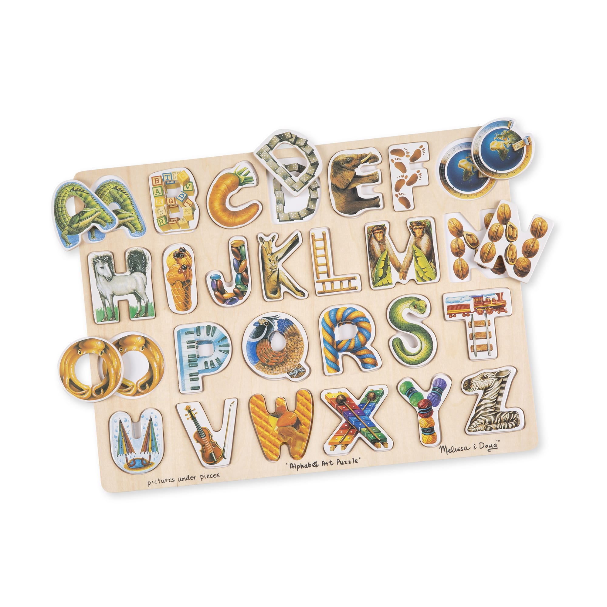 Melissa & Doug Alphabet Art Puzzle