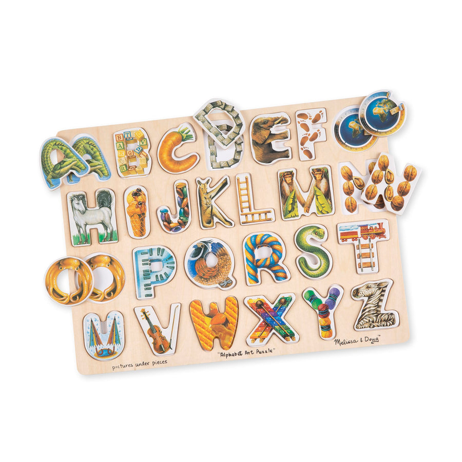 Melissa & Doug Alphabet Art Puzzle