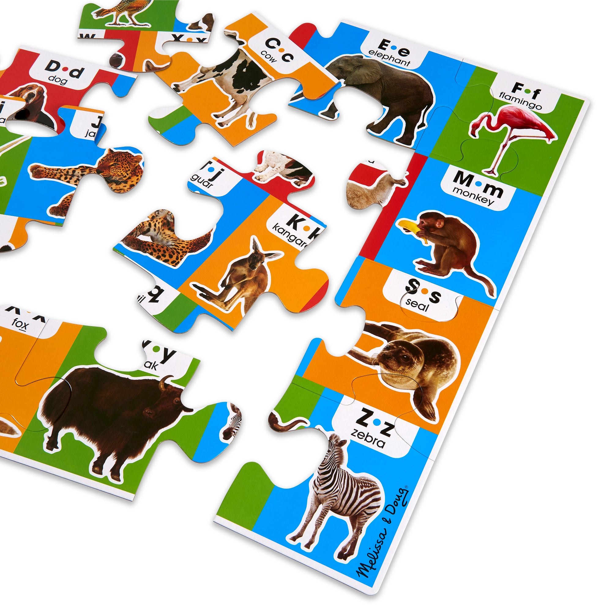 Melissa & Doug Animal Alphabet Floor Puzzle