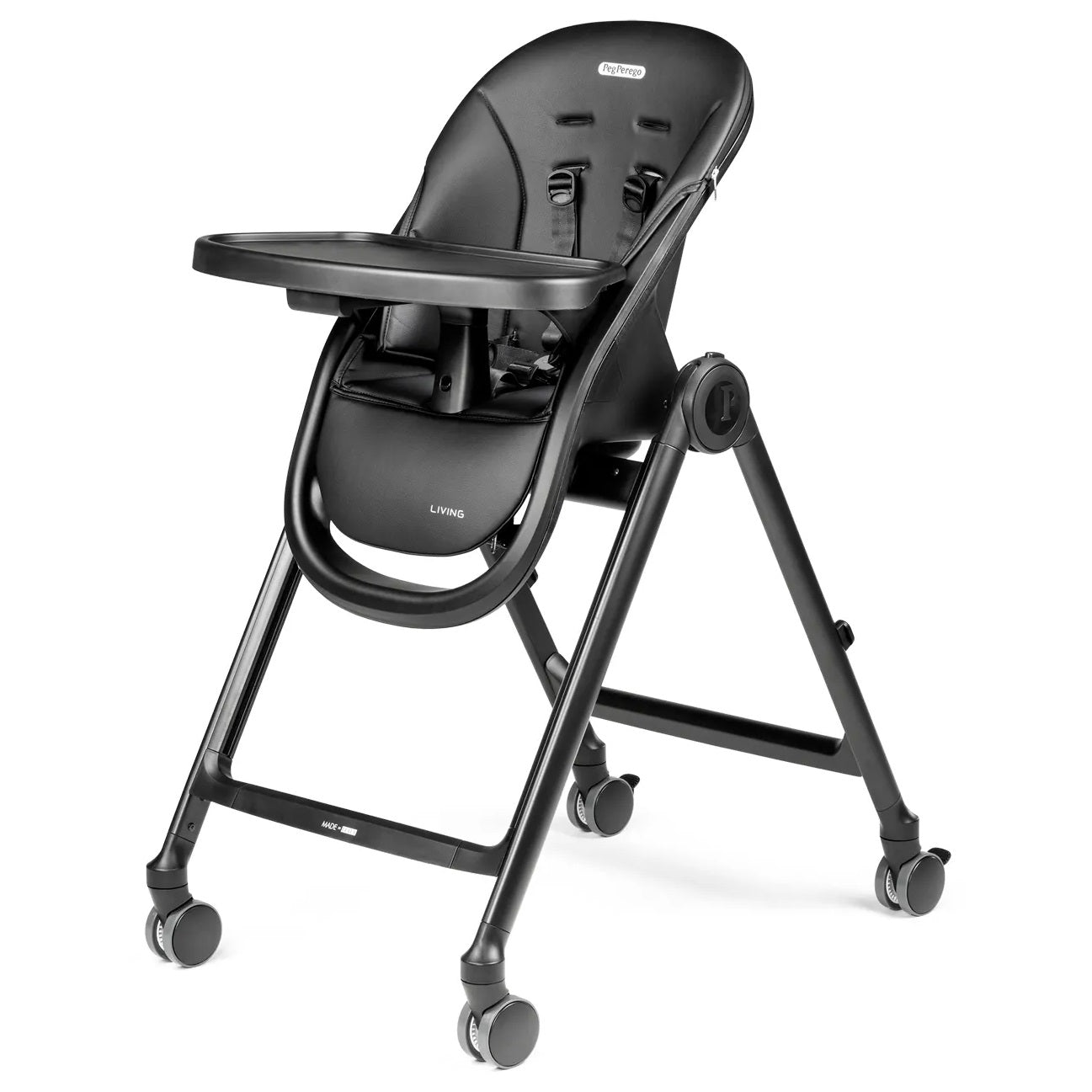 Peg Perego Living High Chair in True Black