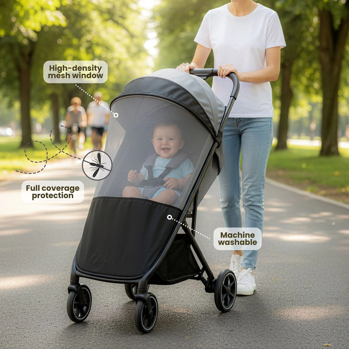 guzzie+Guss Universal Stroller Bug Net