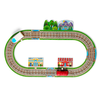 Melissa & Doug BYO Tracks Floor Puzzle