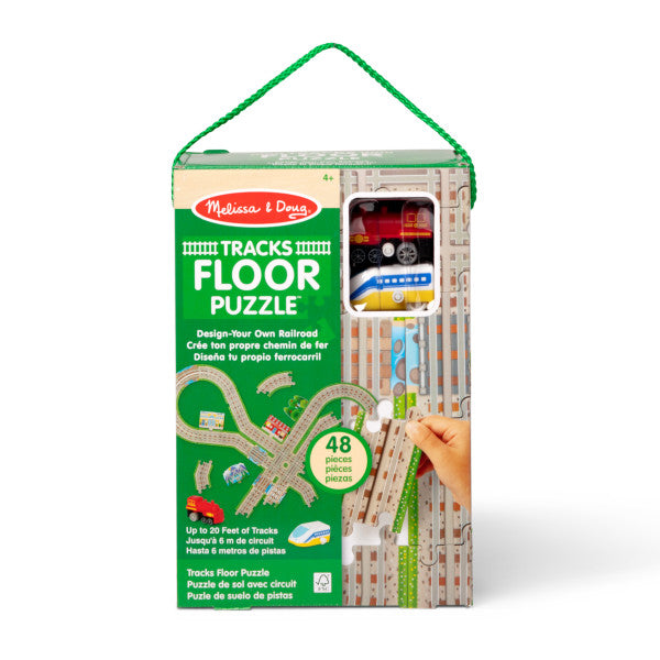 Melissa & Doug BYO Tracks Floor Puzzle