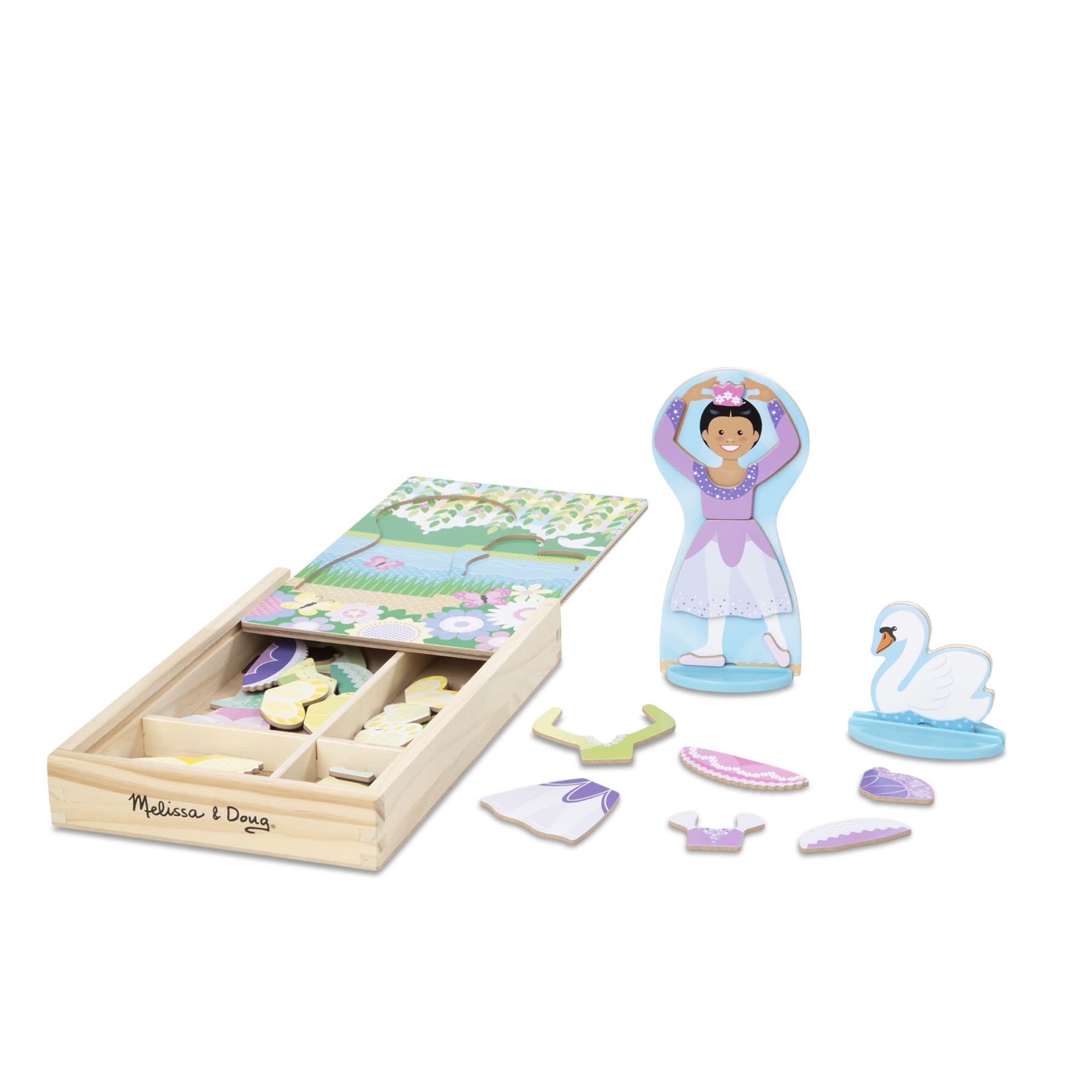 Melissa & Doug Ballerina/Fairy Magnetic Dress-Up Play Set