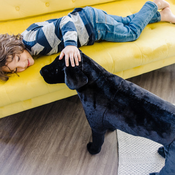 Melissa & Doug Black Lab - Plush