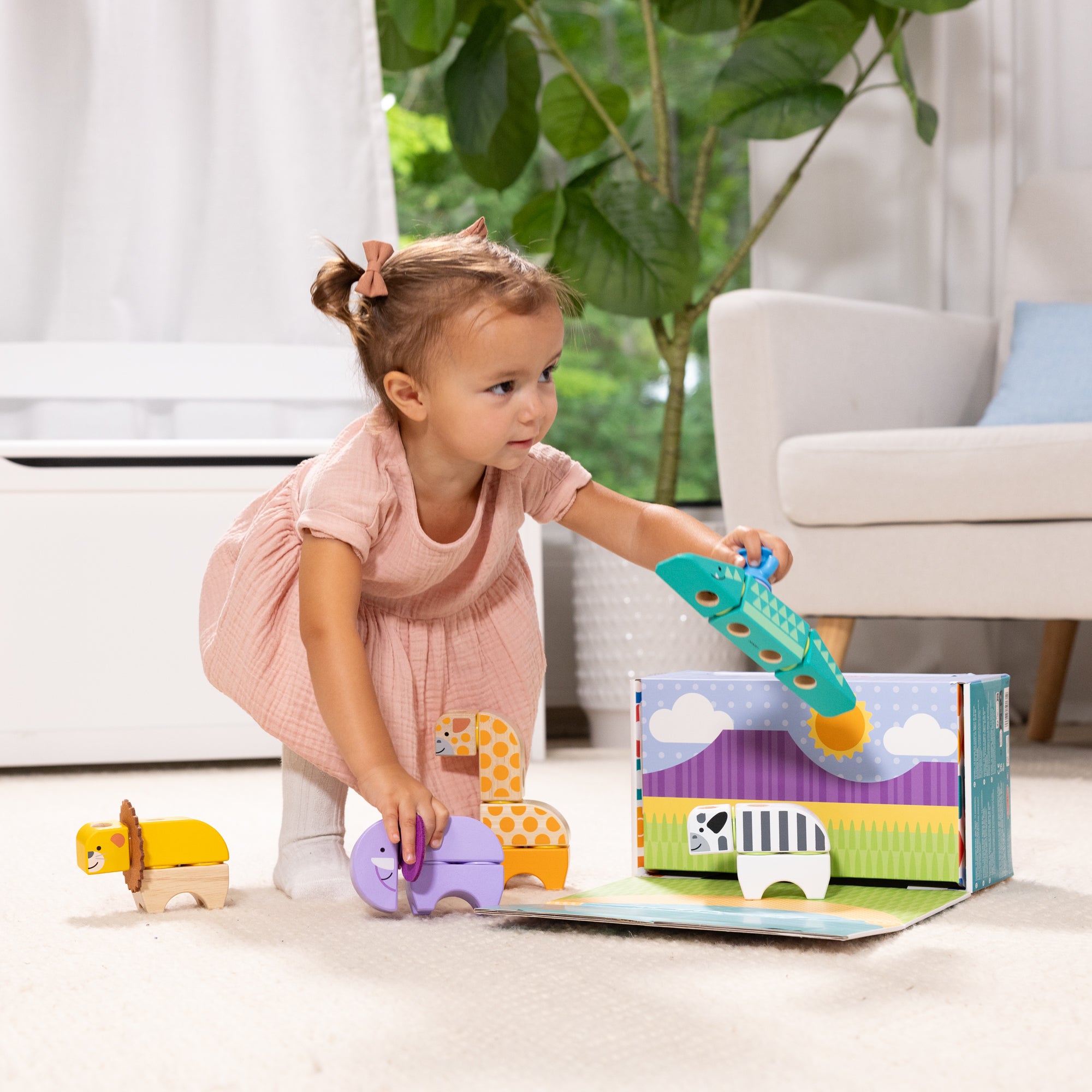 Melissa & Doug Blockables Safari Play Set