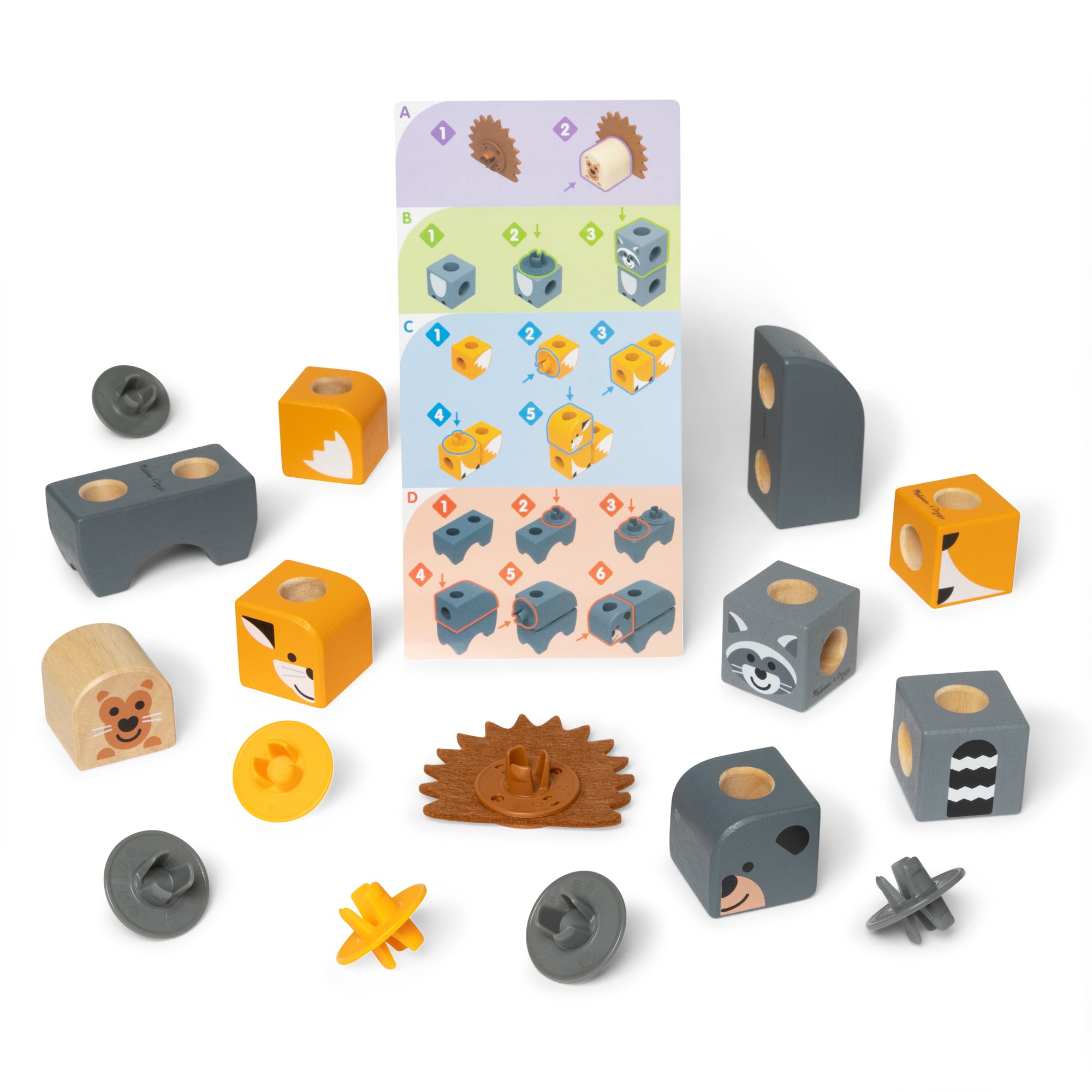 Melissa & Doug Blockables Woodland Creatures
