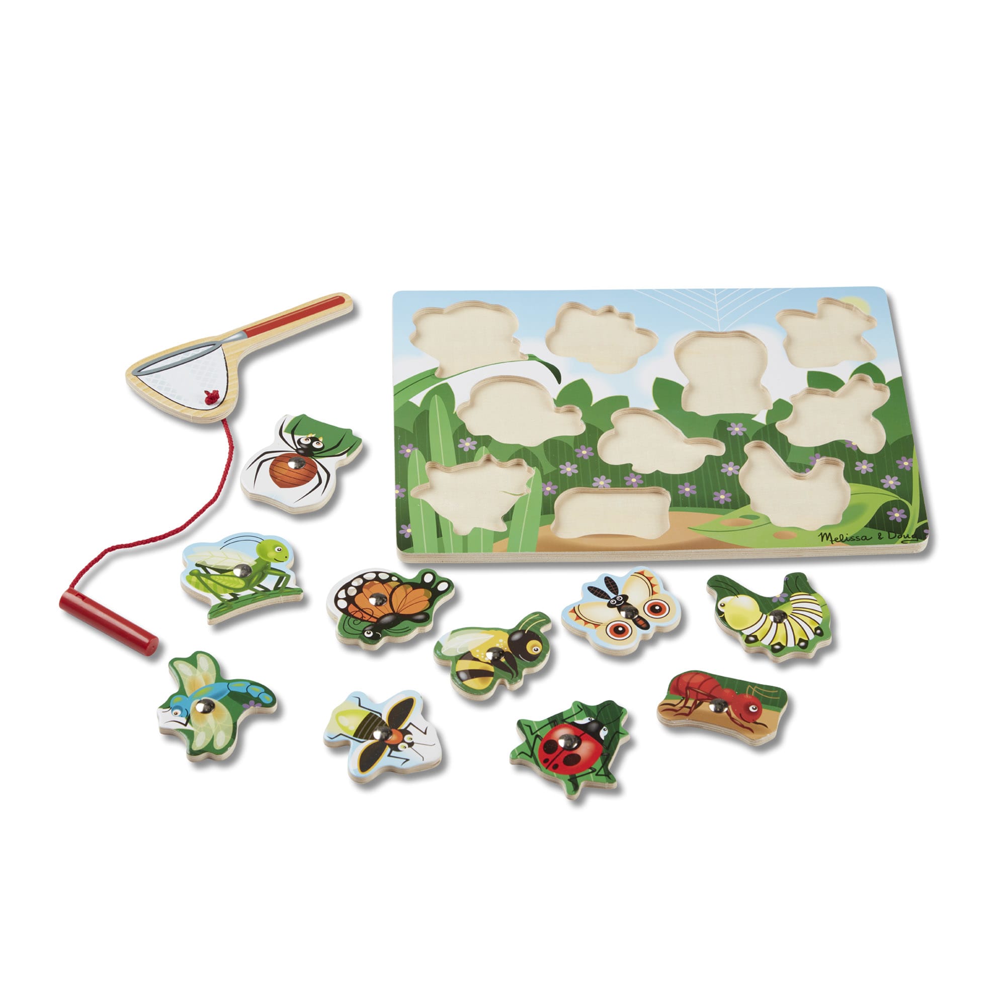 Melissa & Doug Bug-Catching Magnetic Puzzle Game