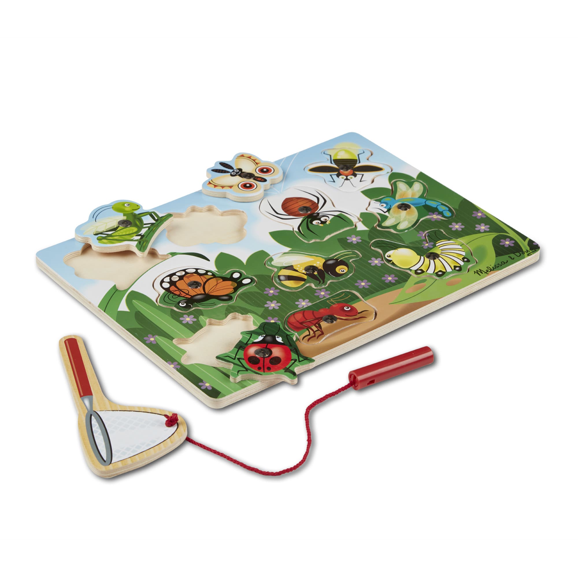 Melissa & Doug Bug-Catching Magnetic Puzzle Game