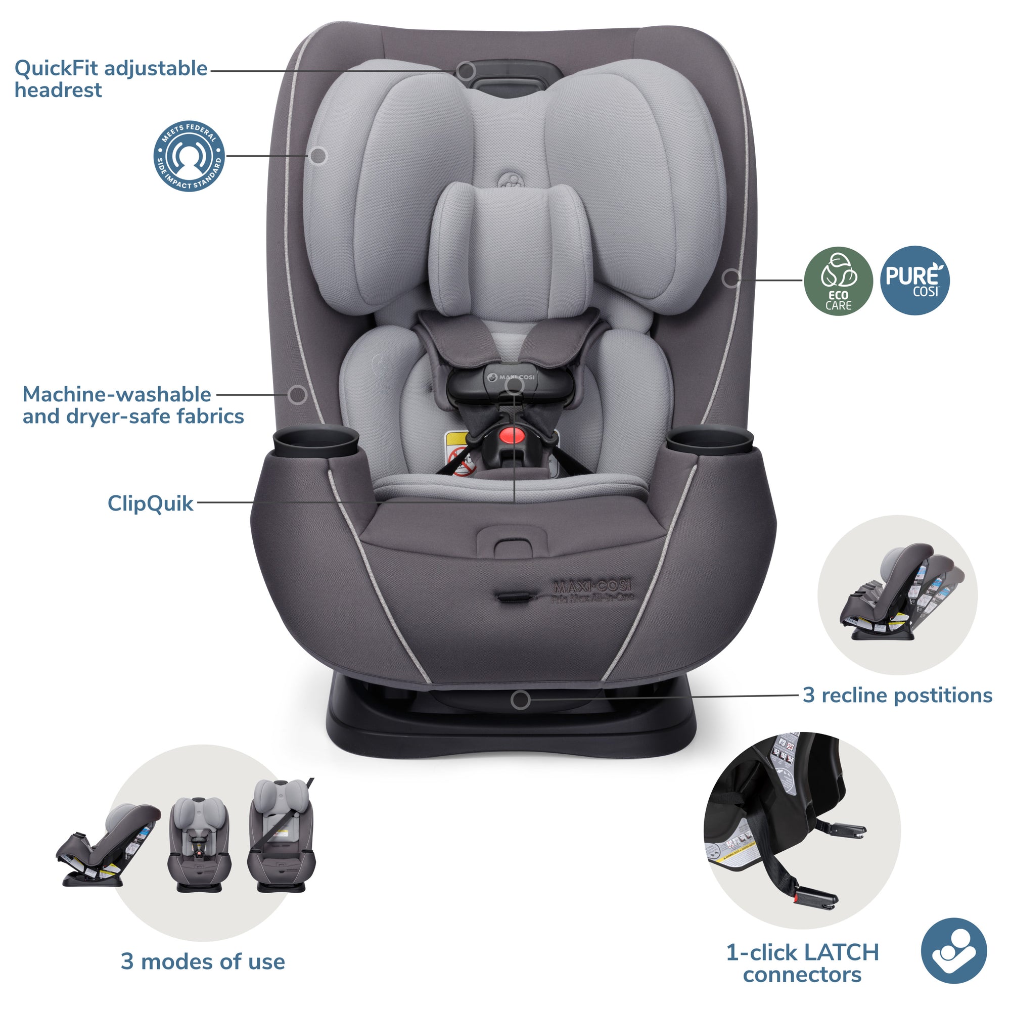 Maxi-Cosi Pria™ Max All-in-One Convertible Car Seat
