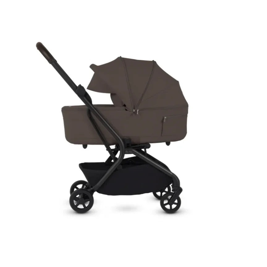 Silver Cross Nia Travel Stroller & Bassinet Bundle in Chocolate