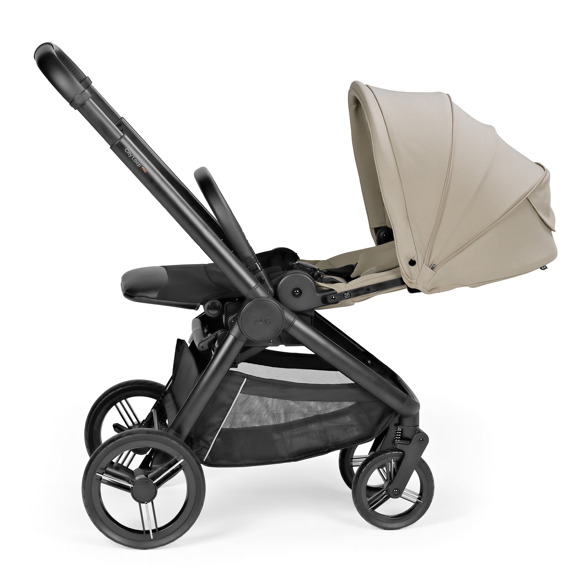 Peg Perego City Loop Pro Stroller in Vanilla Blend