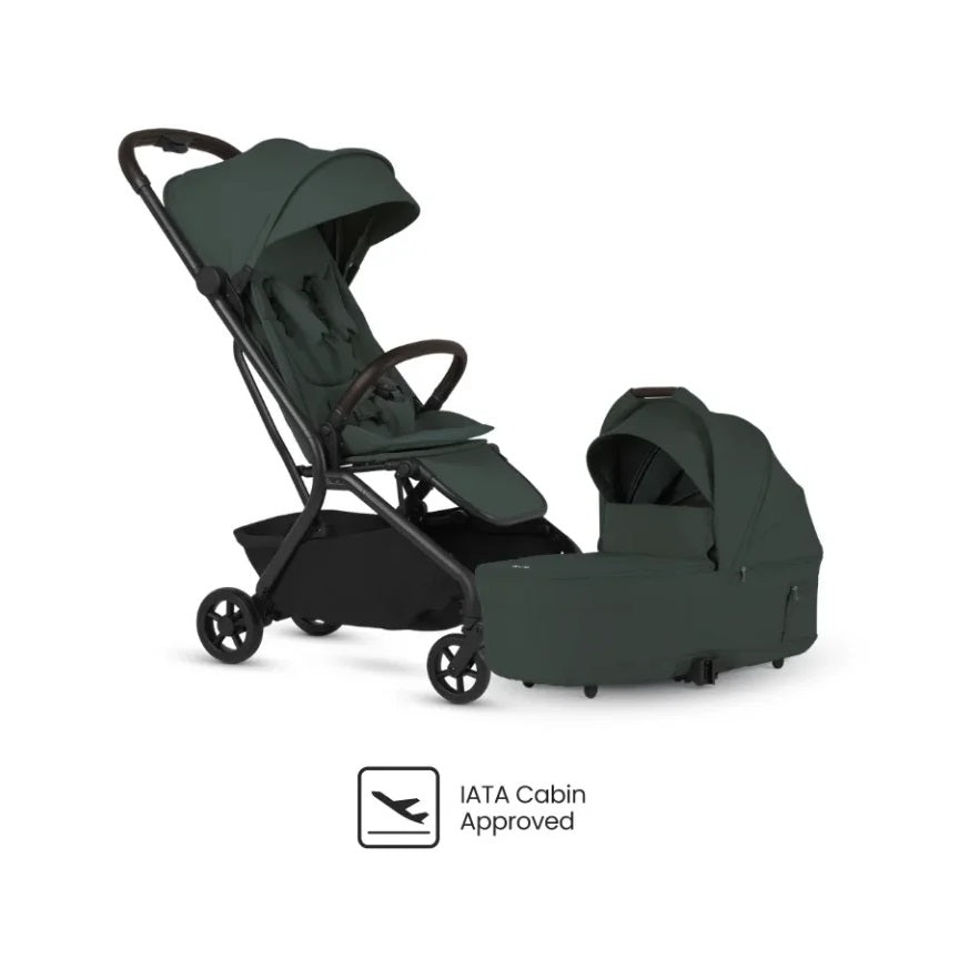 foldable baby stroller for travel Silver Cross Nia Travel Stroller & Folding Bassinet Bundle
