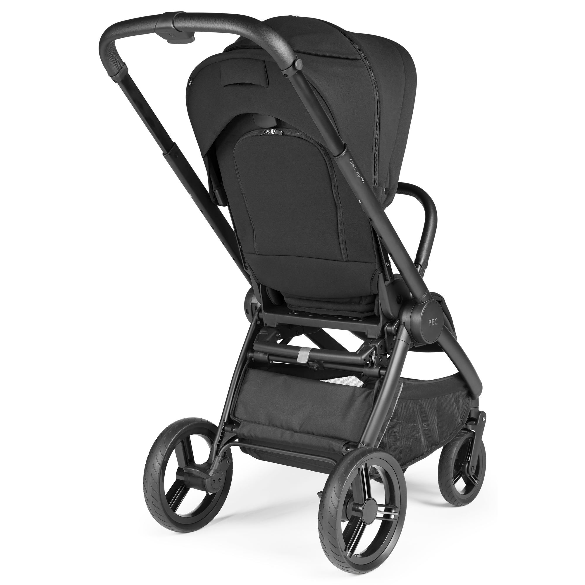 Peg Perego City Loop Pro Stroller in True Black