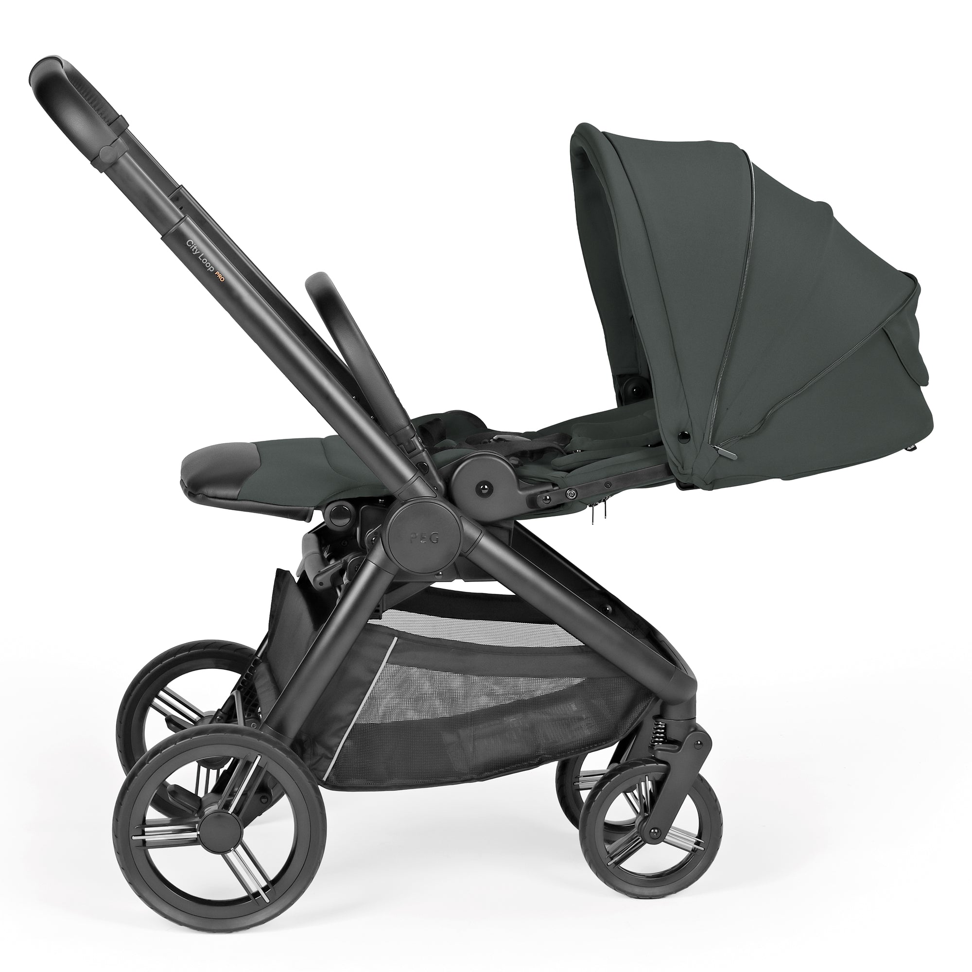 Peg Perego City Loop Pro Stroller in Metal