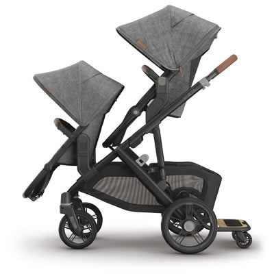 UPPAbaby VISTA V3 Stroller + Upper Adapters + RumbleSeat V3+ PiggyBack Bundle