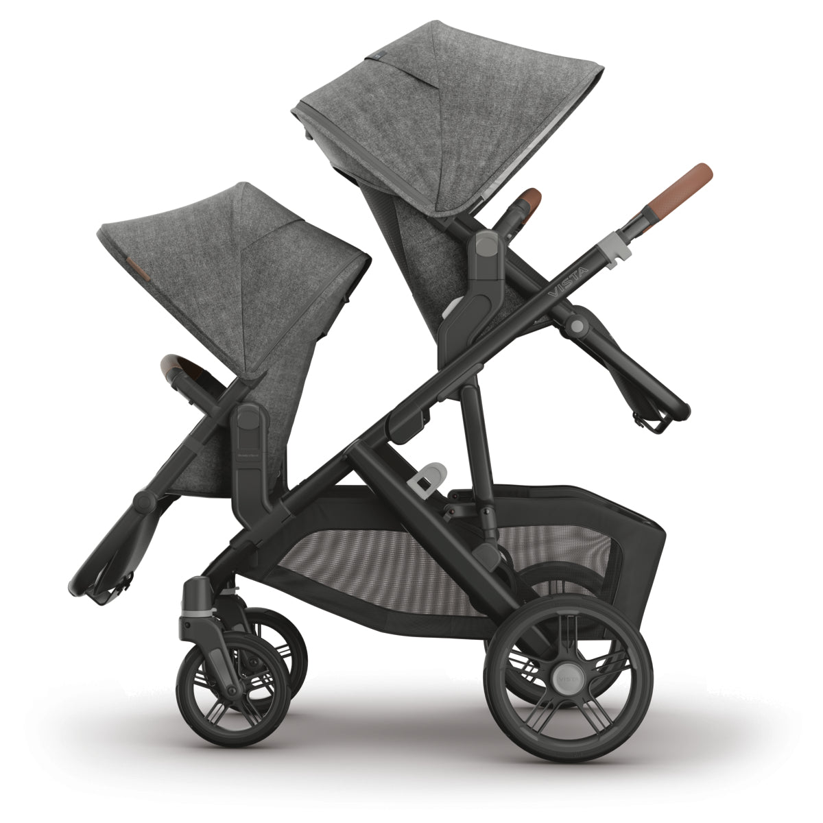 UPPAbaby Vista V3 + Mesa V3 + Upper Adapters + RumbleSeat V3 Bundle in Greyson