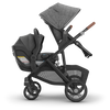 UPPAbaby Vista V3 + Mesa V3 + Upper Adapters + RumbleSeat V3 Bundle in Greyson
