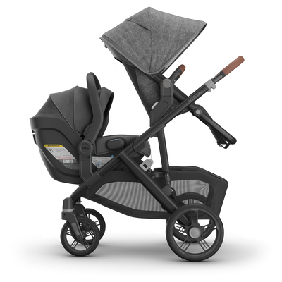 UPPAbaby Vista V3 + Mesa V3 + Upper Adapters + RumbleSeat V3 Bundle in Greyson