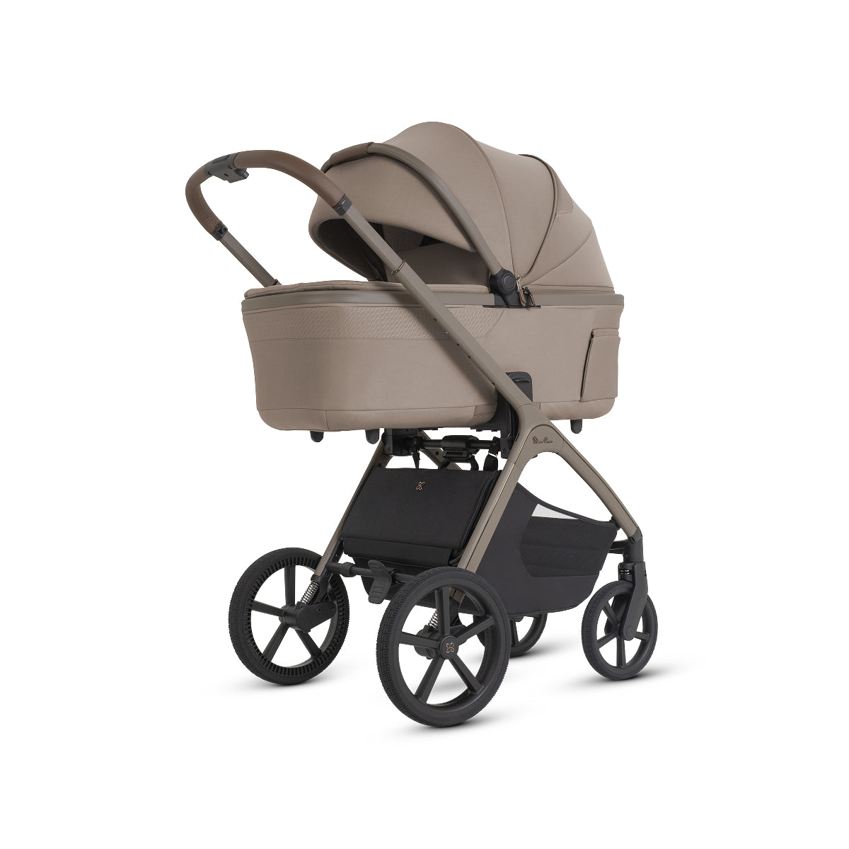 Silver Cross Cove 2 Stroller + Bassinet Bundle in Champagne