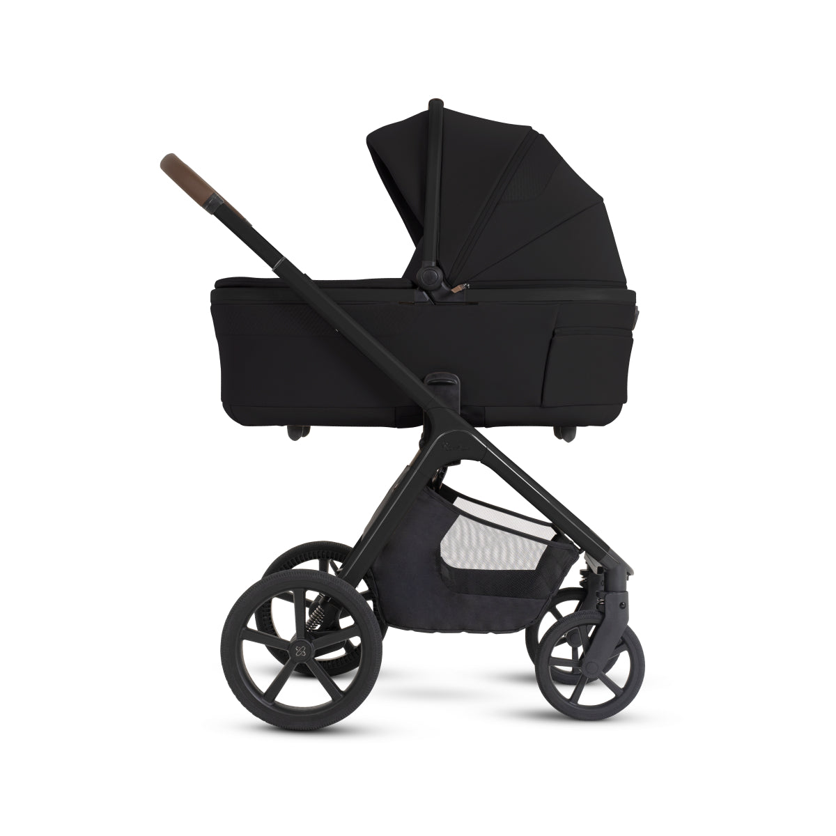 Silver Cross Cove 2 Stroller + Bassinet Bundle in Onyx Black