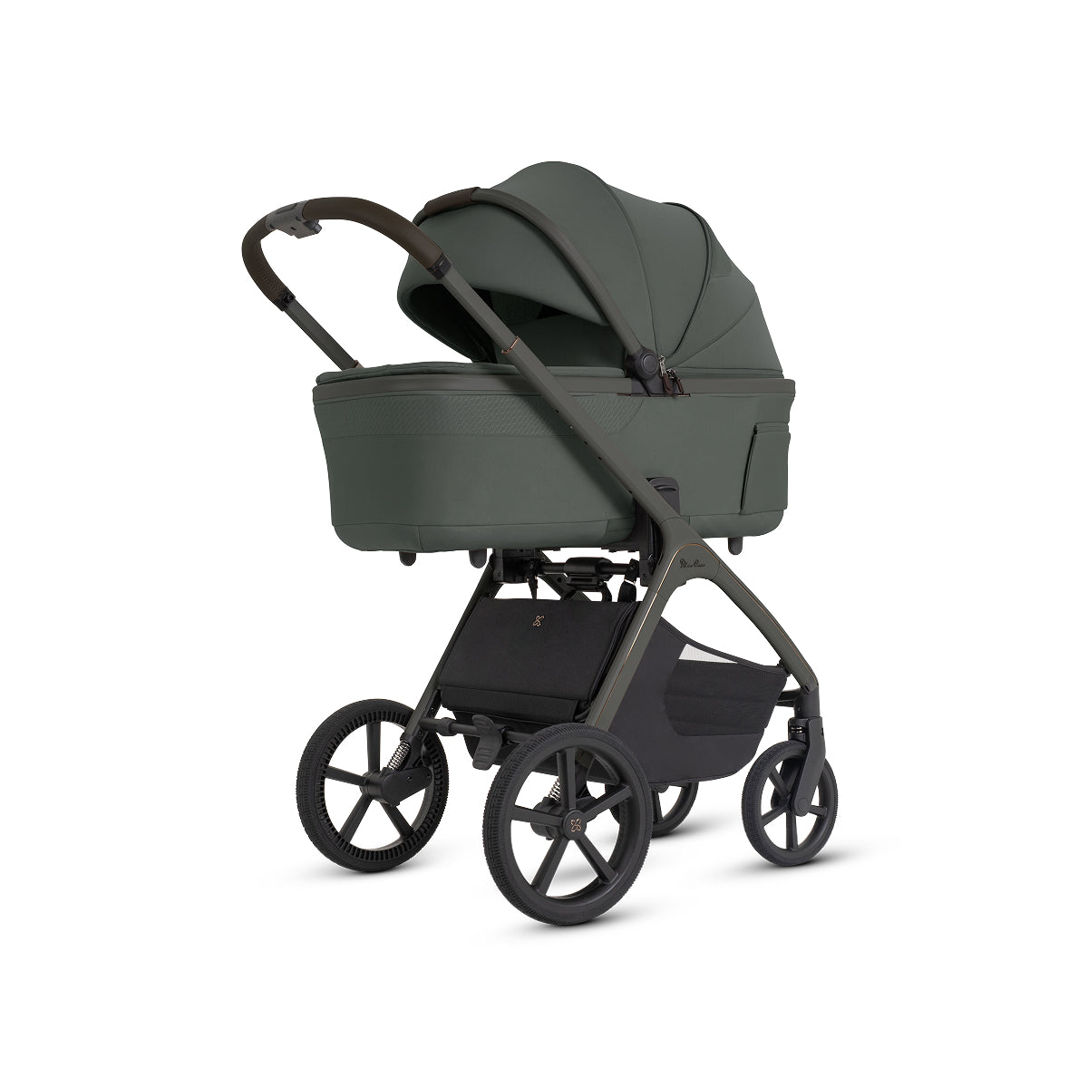 Silver Cross Cove 2 Stroller + Bassinet Bundle in Pewter
