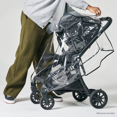 DFY. R1 Stroller in Black with Matte Black Frame