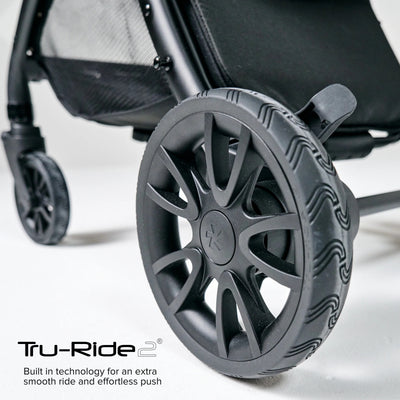 DFY. R1 Stroller in Black with Matte Black Frame