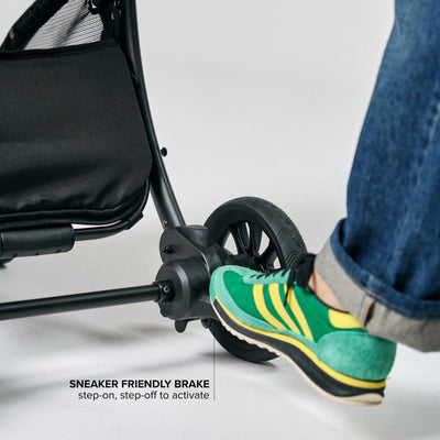 DFY. R1 Stroller in Black with Matte Black Frame