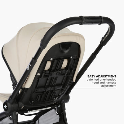 DFY. R1 Stroller in Cream with Matte Black Frame