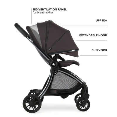 DFY. R1 Stroller in Gray with Gunmetal Frame