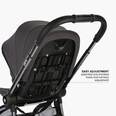 DFY. R1 Stroller in Gray with Gunmetal Frame