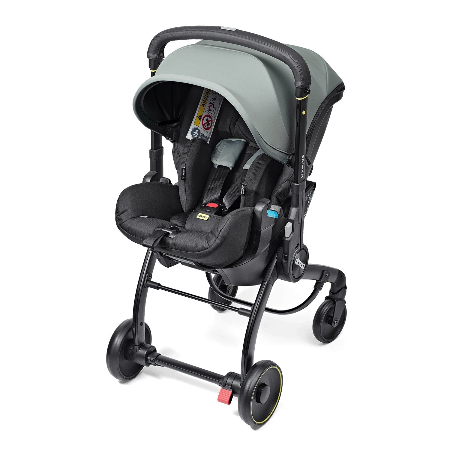 Doona™ X Infant Car Seat & Stroller + Latch Base in Dusty Sage