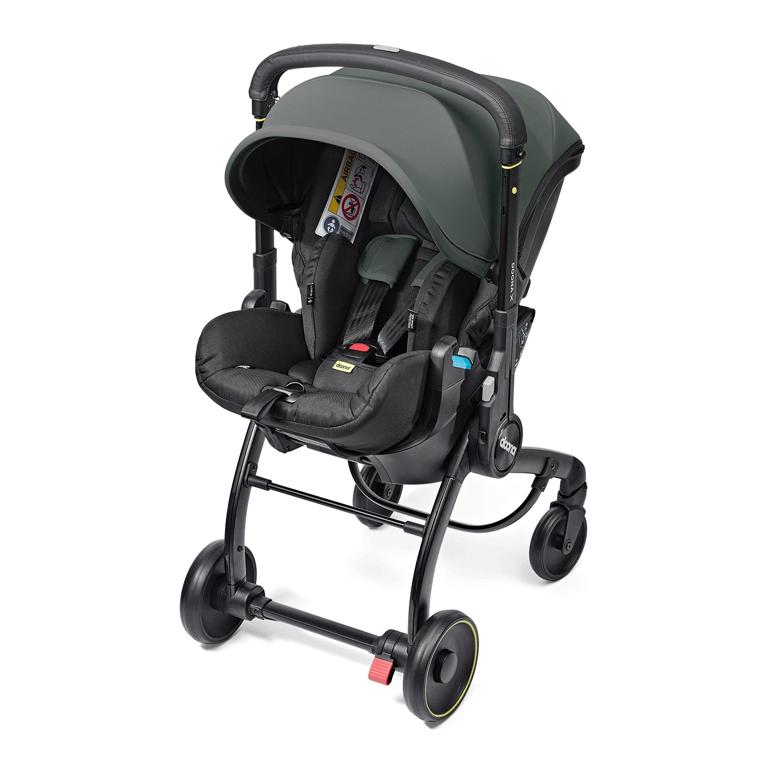 Doona™ X Infant Car Seat & Stroller + Latch Base in Slate Green