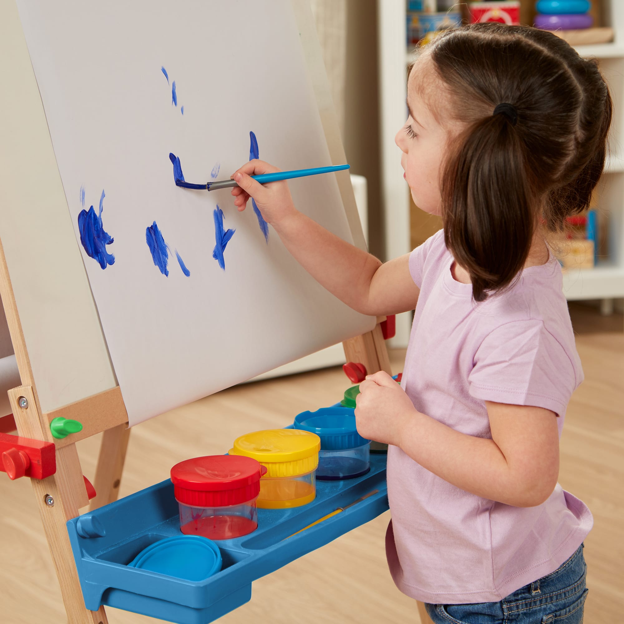Melissa & Doug Deluxe Wooden Standing Art Easel