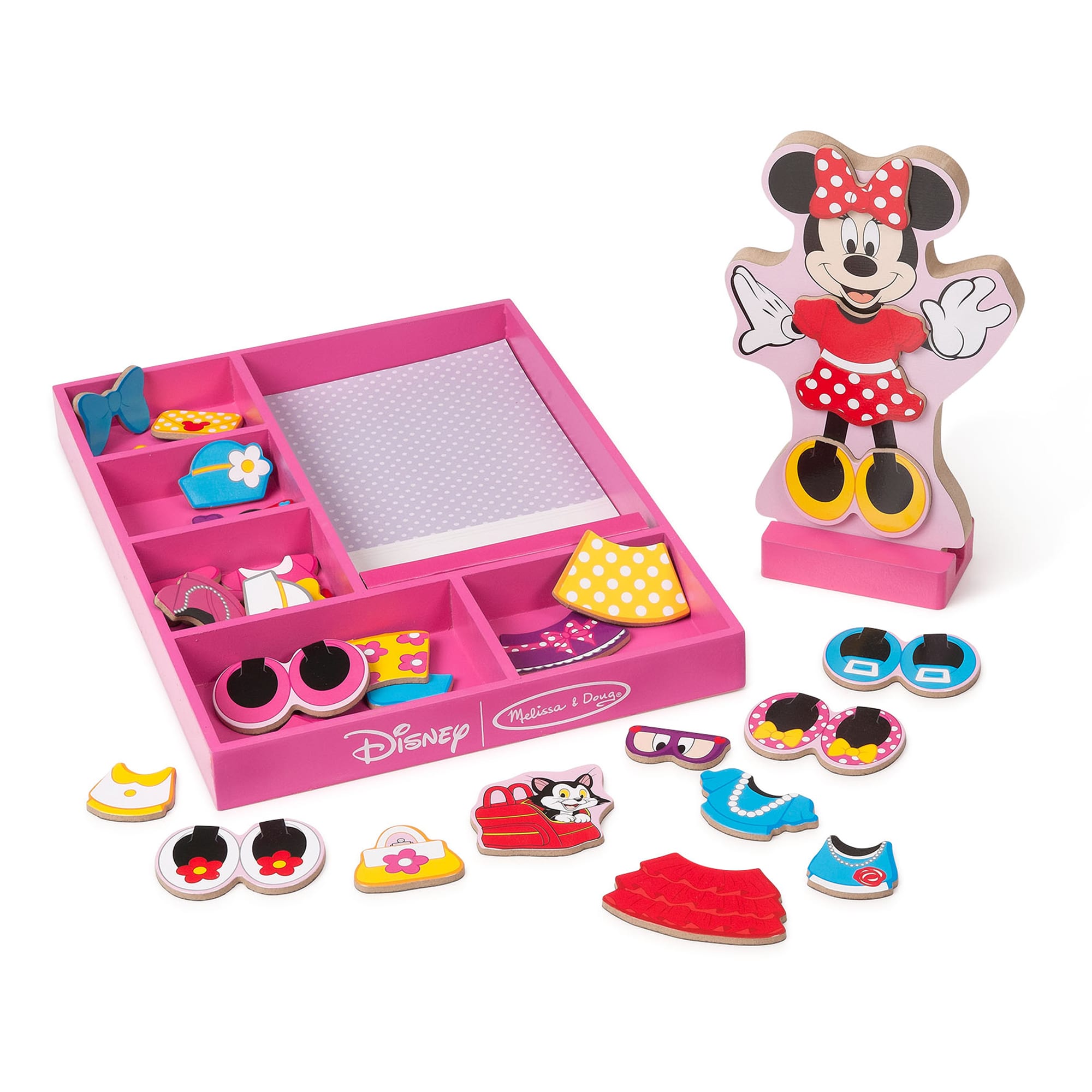 Melissa & Doug Disney Minnie Wooden Magnetic Dress-Up