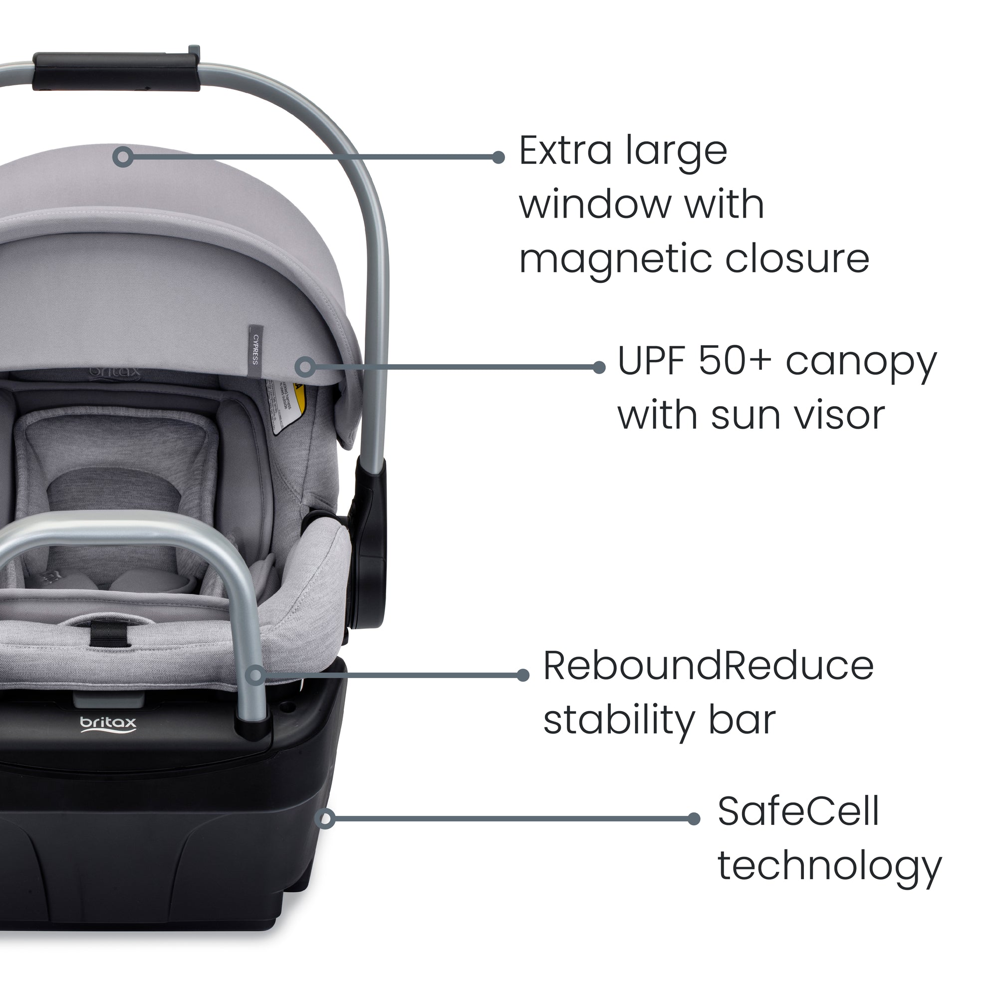 Britax Cypress Infant Car Seat with Alpine Base