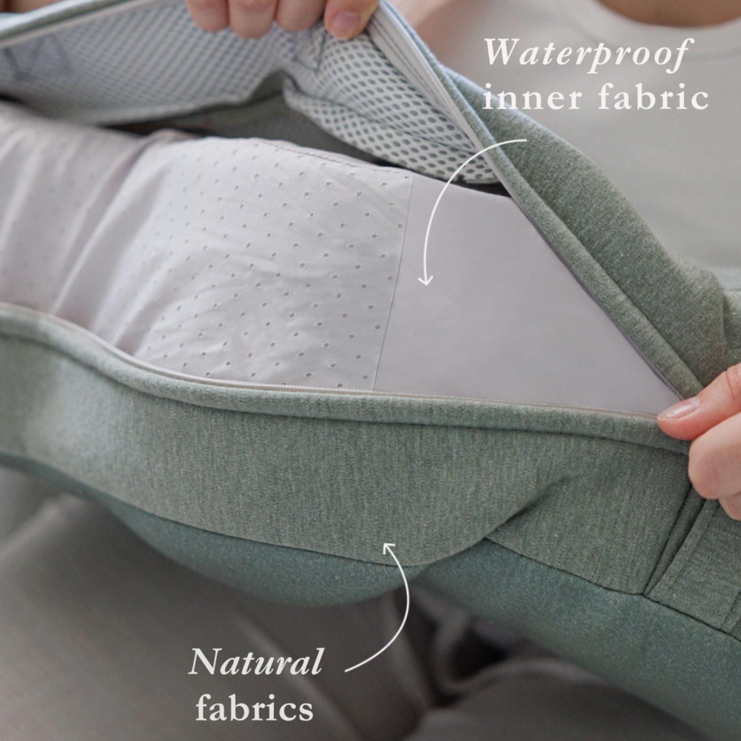 Inglesina Elysia Nursing Pillow in Balance Green