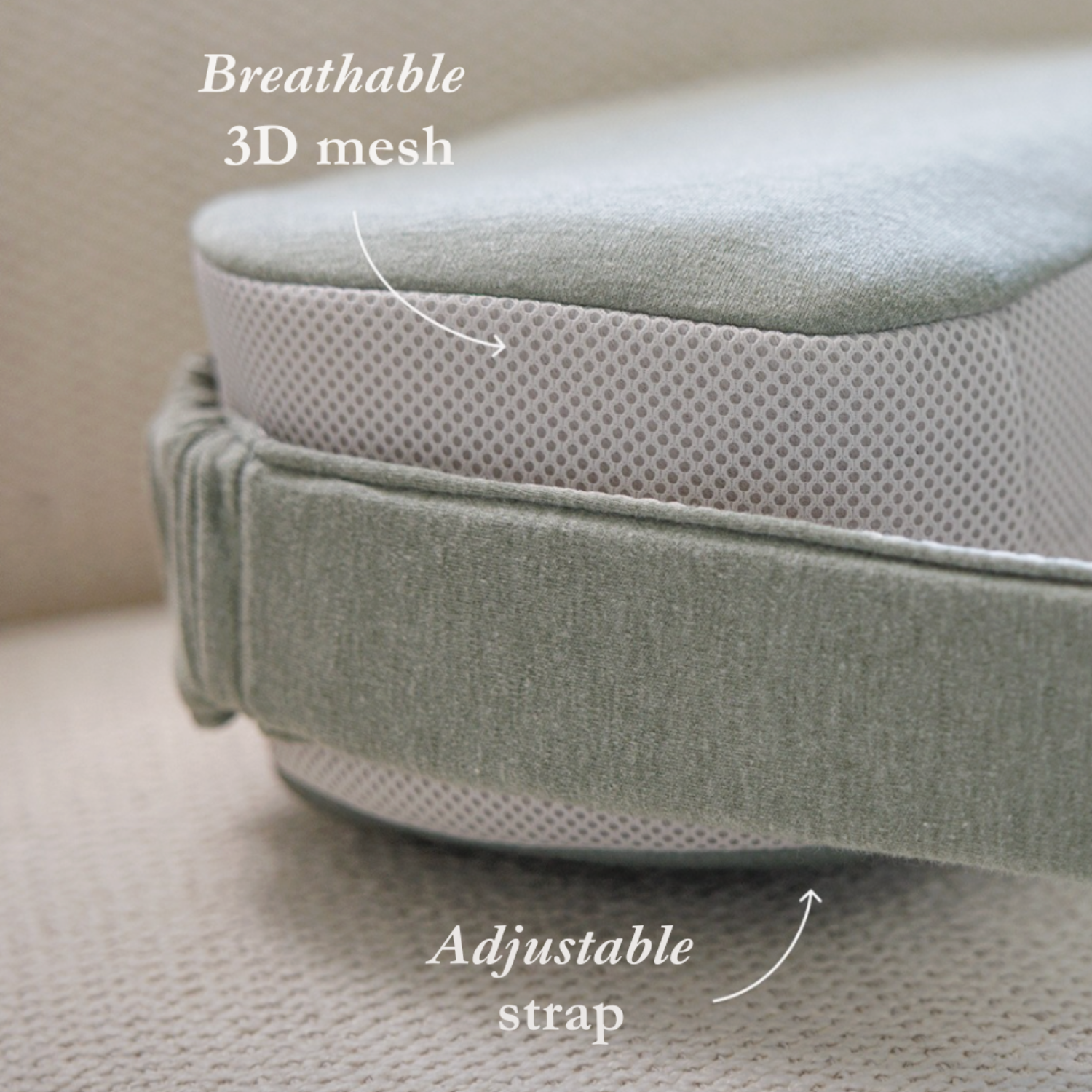 Inglesina Elysia Nursing Pillow in Balance Green