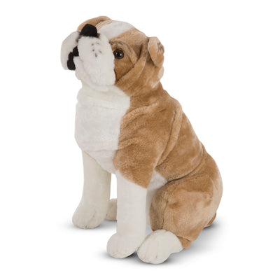 Melissa & Doug English Bulldog Dog Giant Stuffed Animal