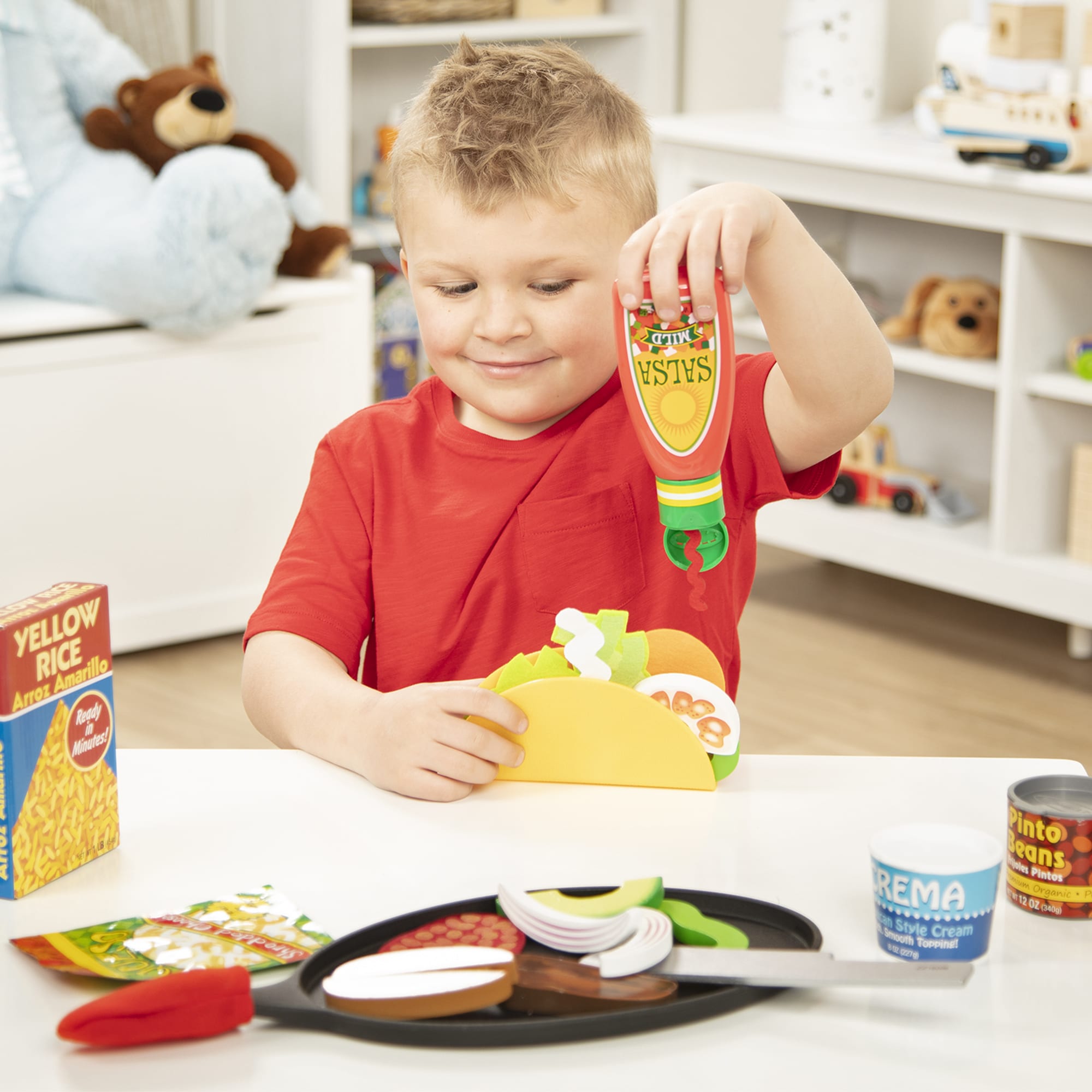 Melissa & Doug Fill & Fold Taco & Tortilla Set
