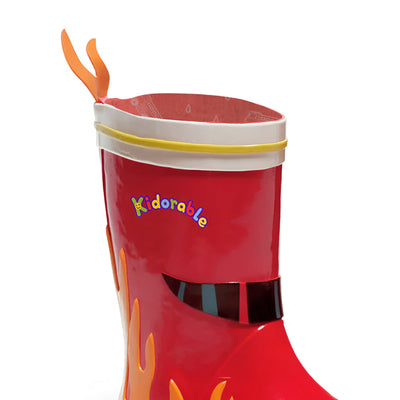 Kidorable Fireman Rain Boots