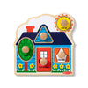 Melissa & Doug First Shapes Jumbo Knob Wooden Puzzle - 5 Pieces