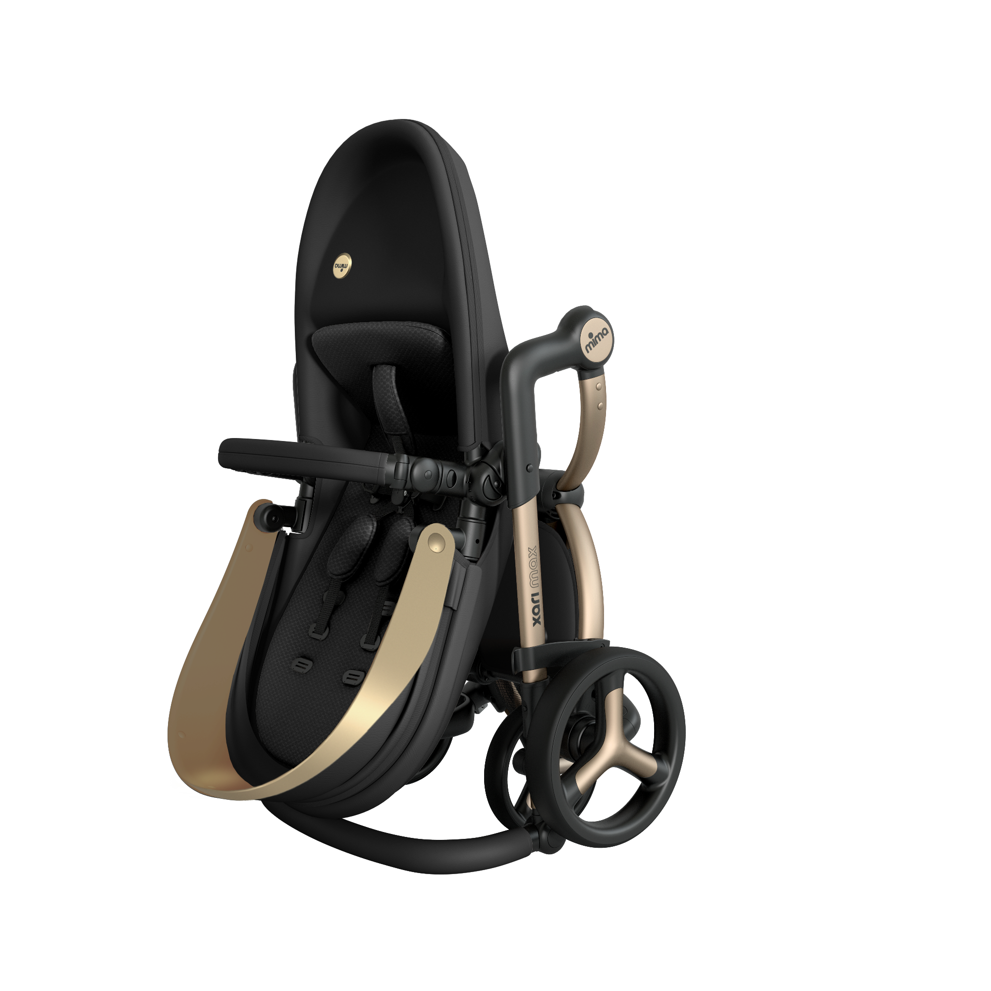 mima xari stroller car seat Mima® Xari Max Stroller Black & Gold Special Edition