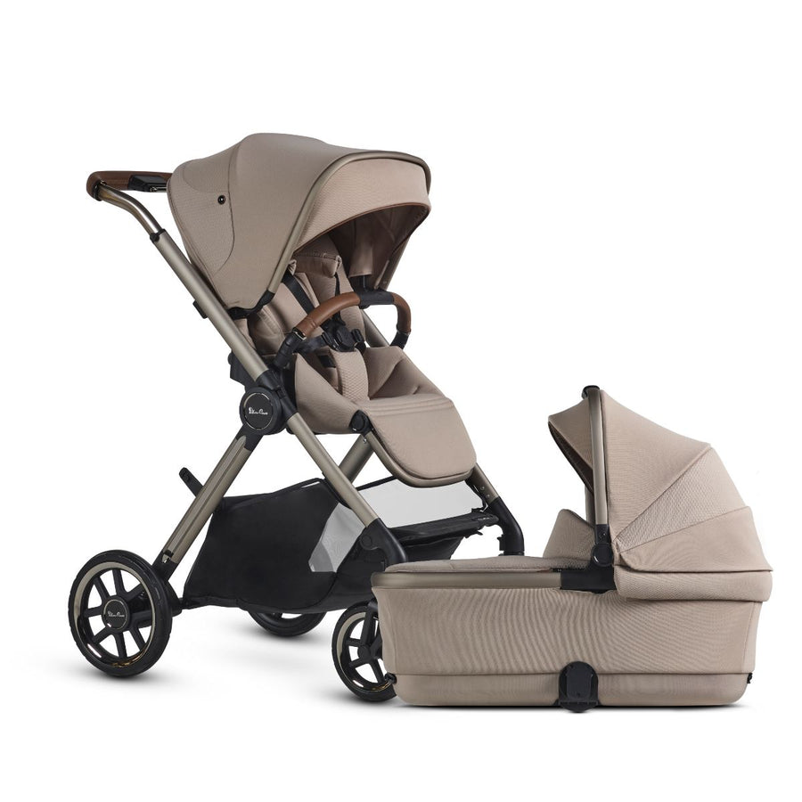 Silver Cross Reef 2 Stroller + Bassinet Bundle 2025 Edition in Frappe